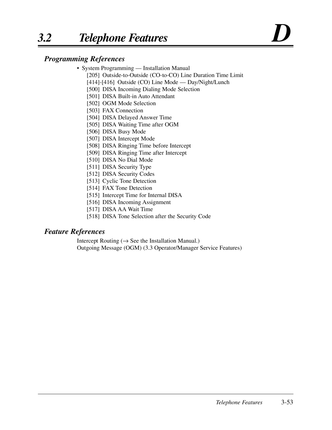 Panasonic KX-TA624 user manual Programming References 