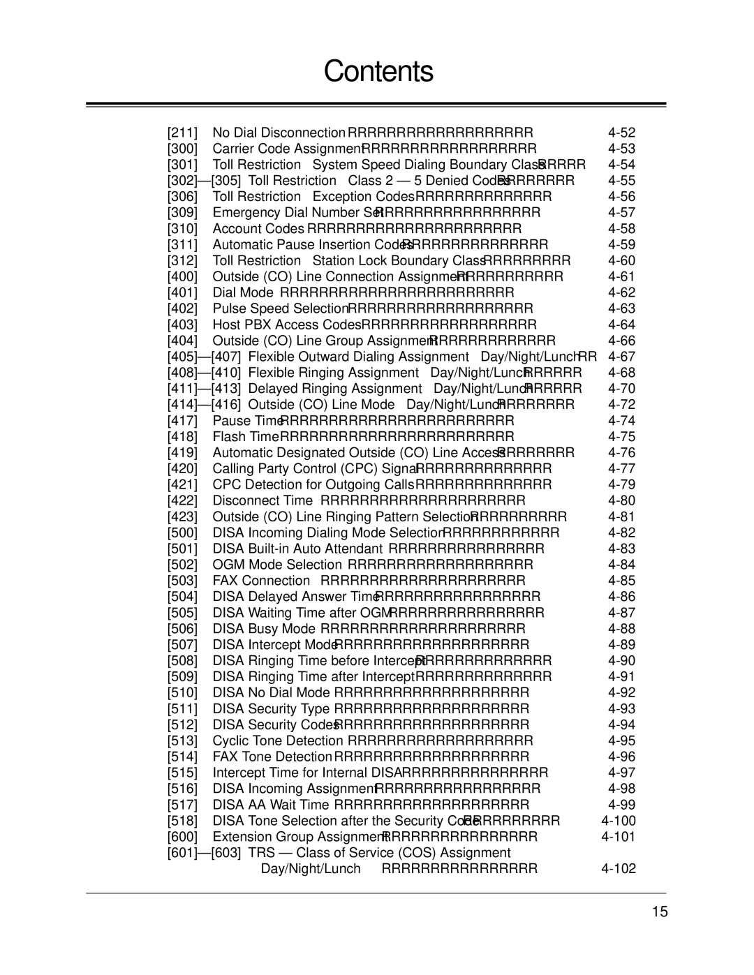 Panasonic KX-TA624 installation manual Contents 