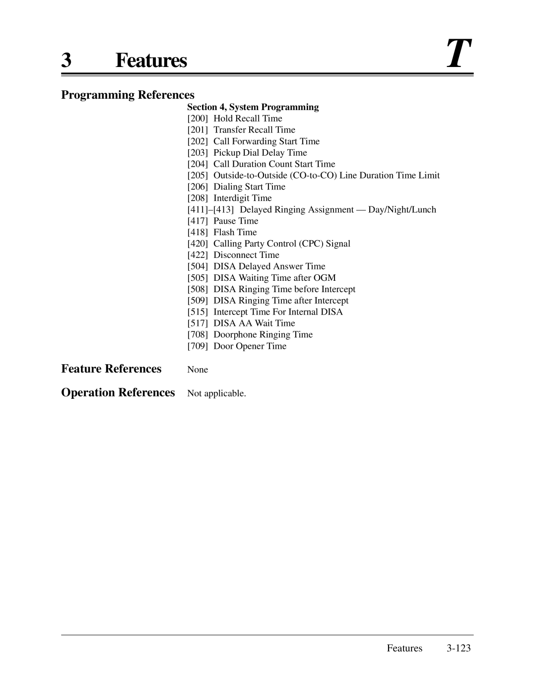 Panasonic KX-TA624 installation manual Programming References 