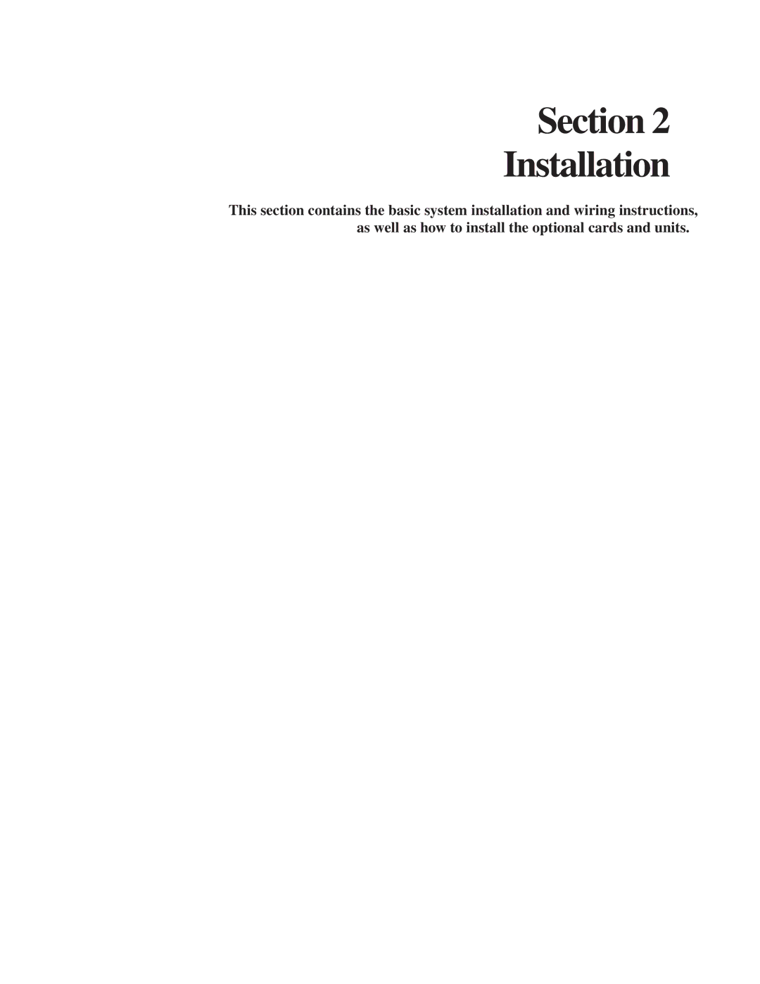 Panasonic KX-TA624 installation manual Section Installation 