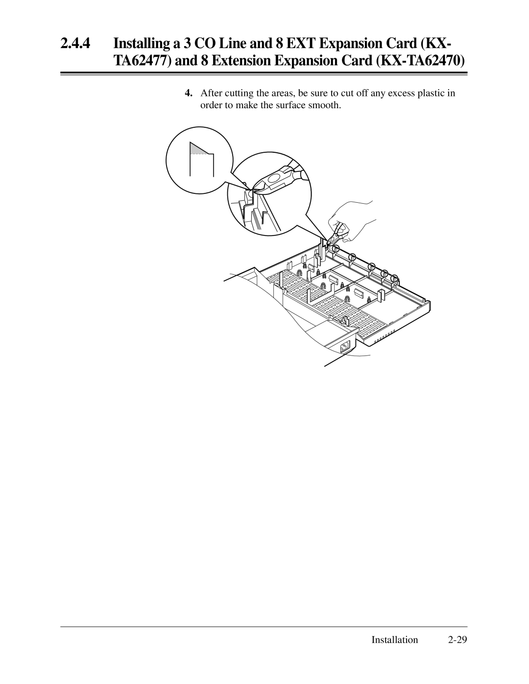 Panasonic KX-TA624 installation manual 