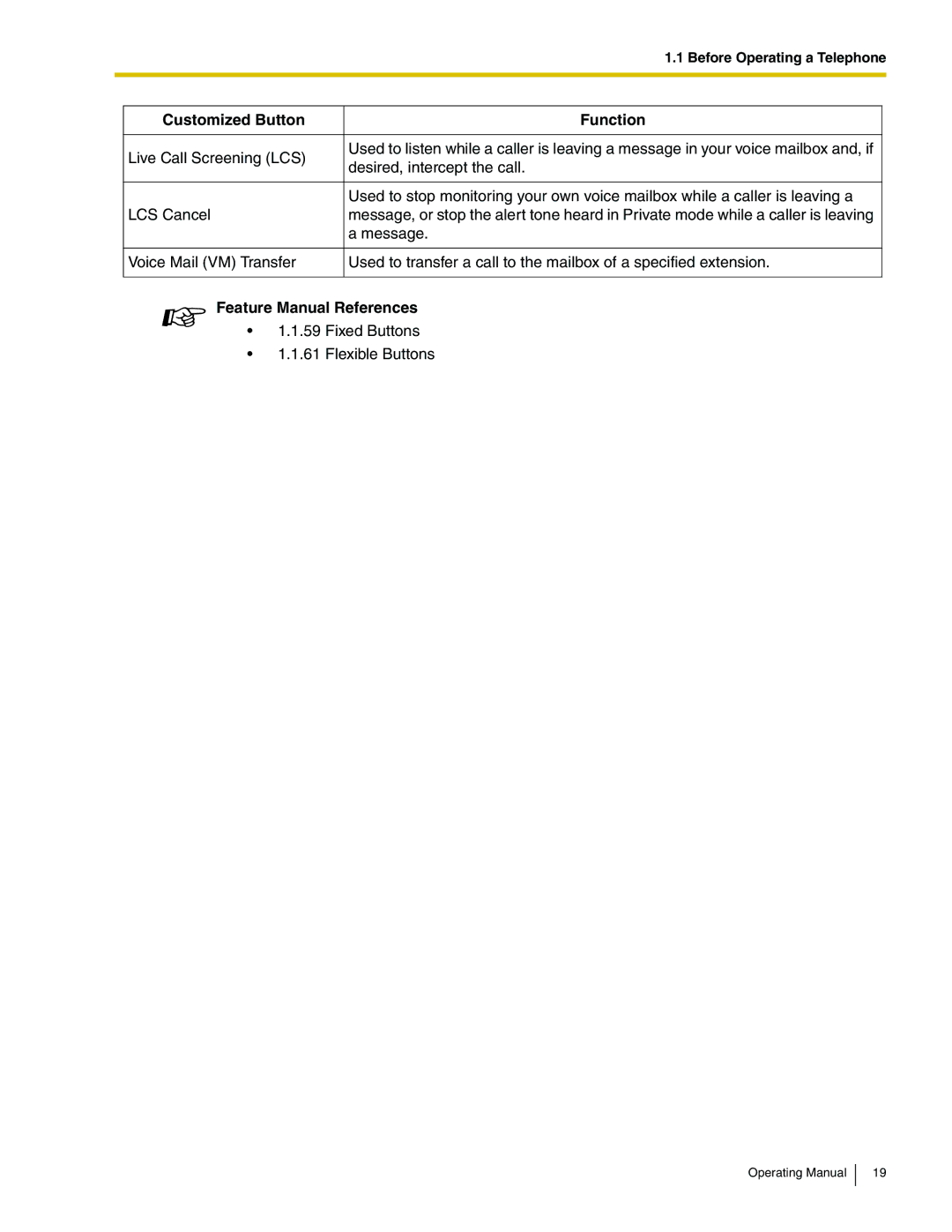 Panasonic KX-TA824 manual Feature Manual References 