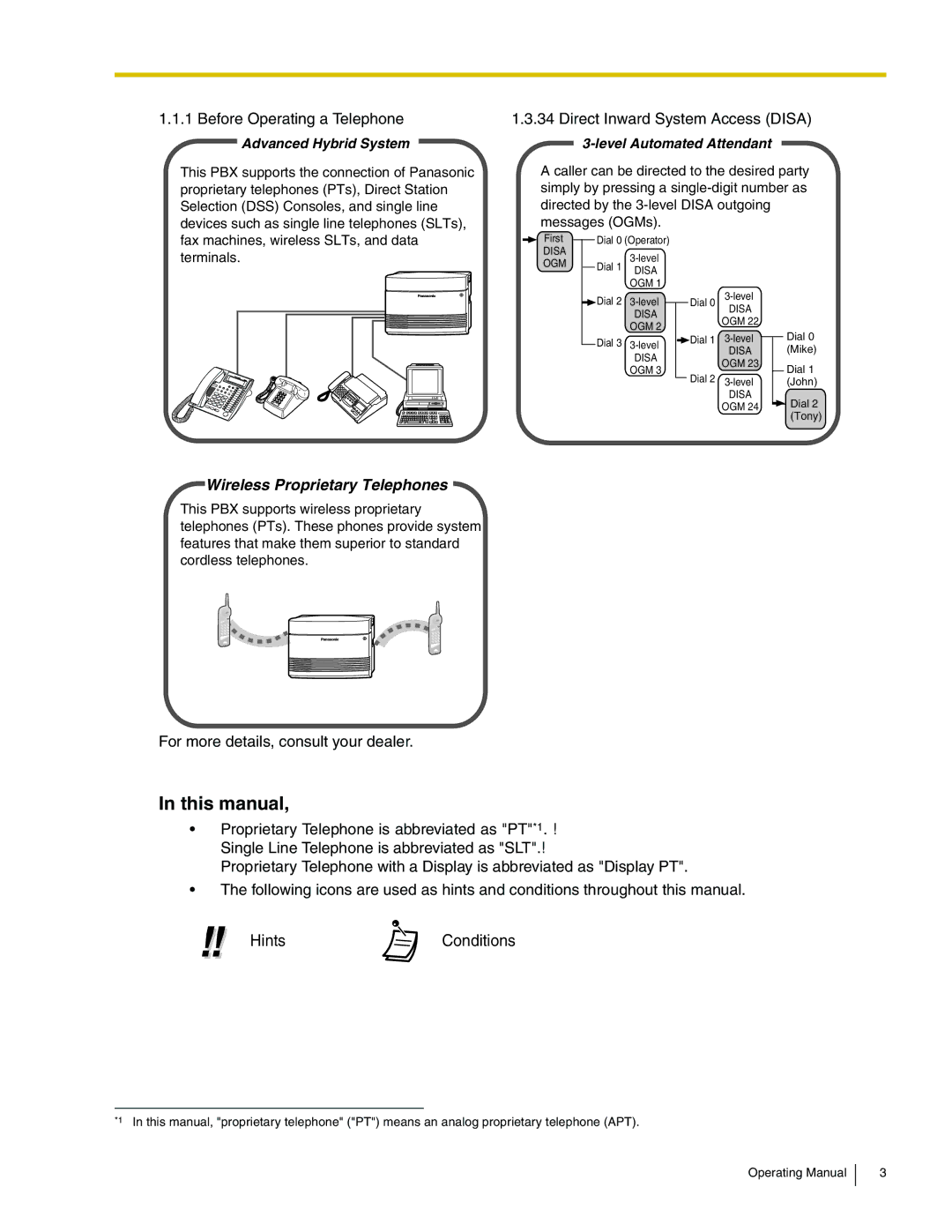 Panasonic KX-TA824 This manual 