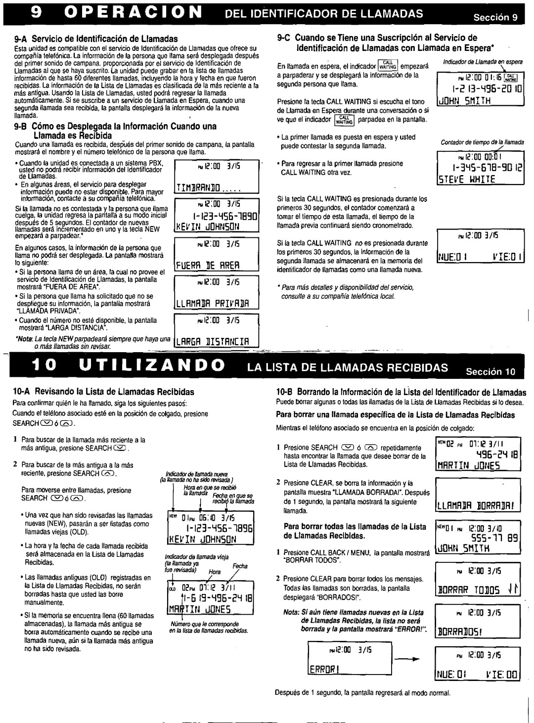 Panasonic KX-TBC10 manual 