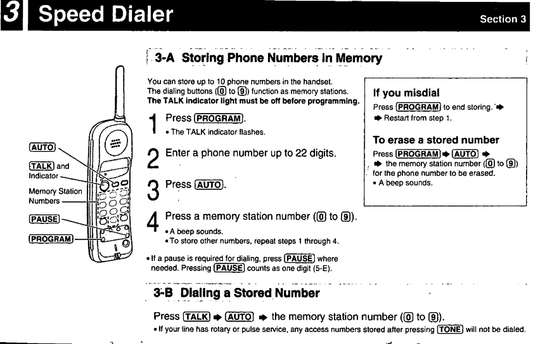 Panasonic KX-TC1401G, KX-TC1000B, KX-TC1401V, KX-TC1401B manual 