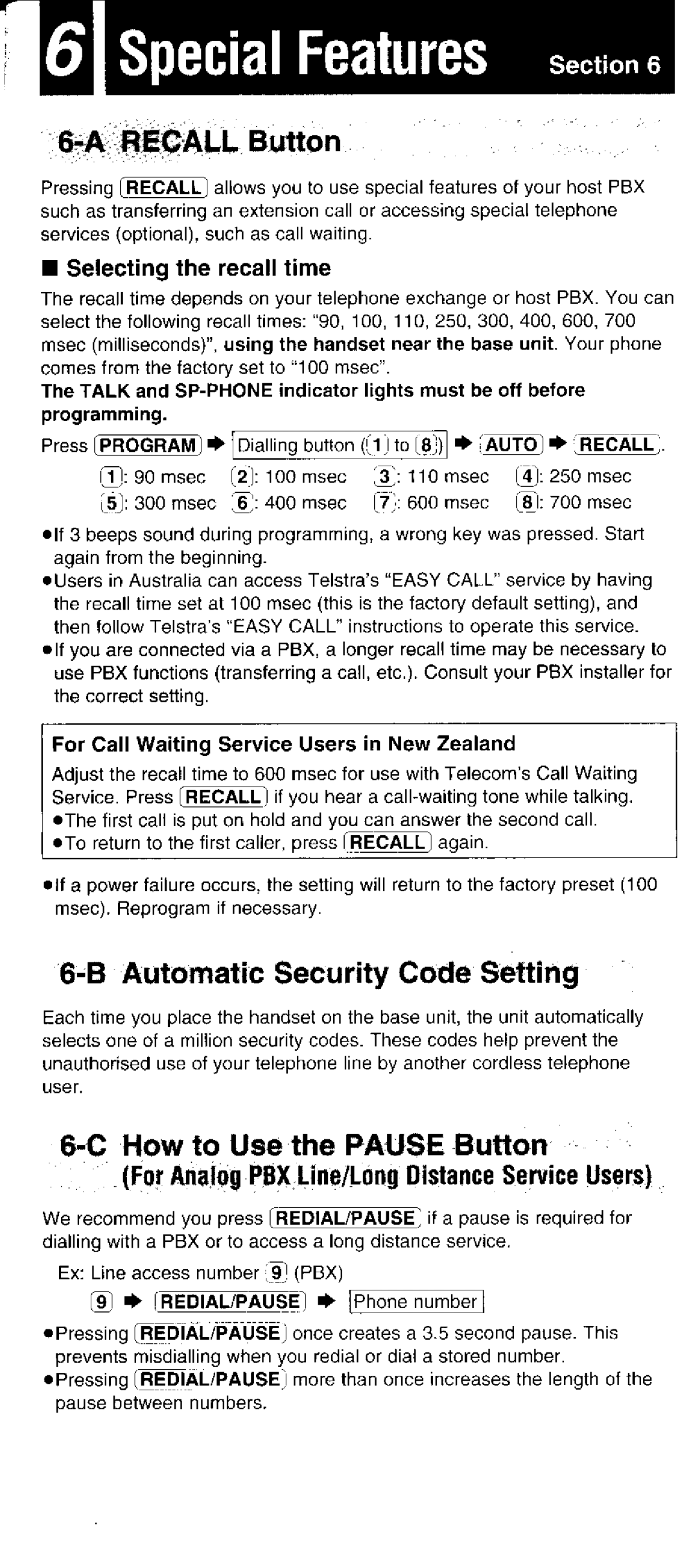 Panasonic KX-TC1025ALW manual 