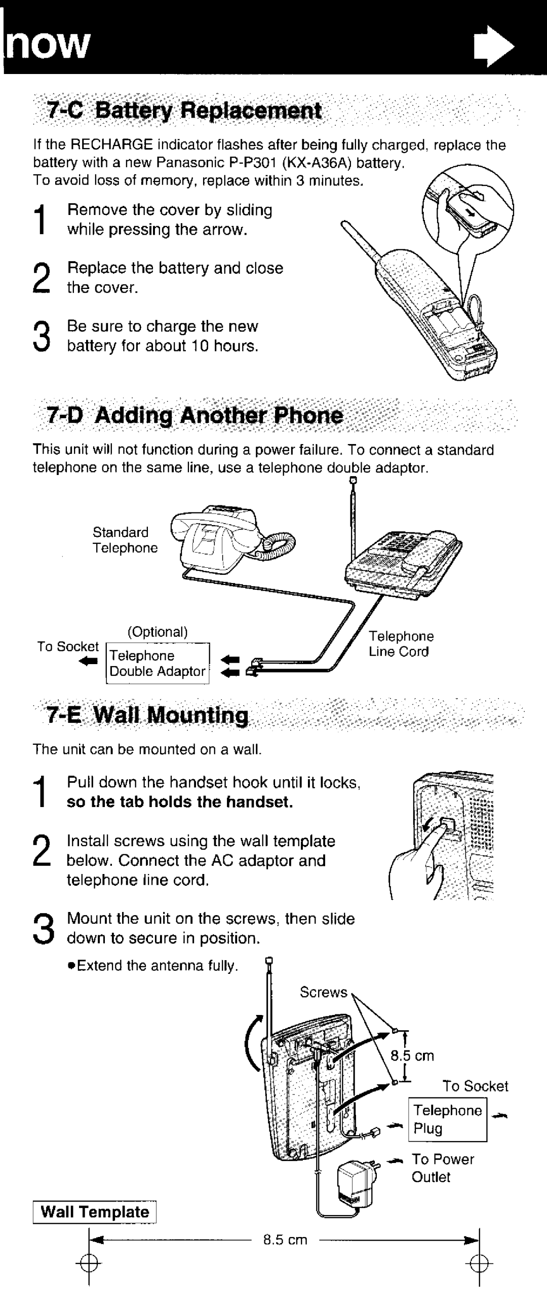 Panasonic KX-TC1025ALW manual 