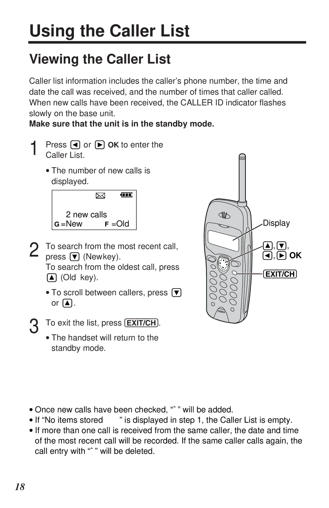 Panasonic KX-TC1105ALN, KX-TC1105ALB operating instructions Using the Caller List, Viewing the Caller List 