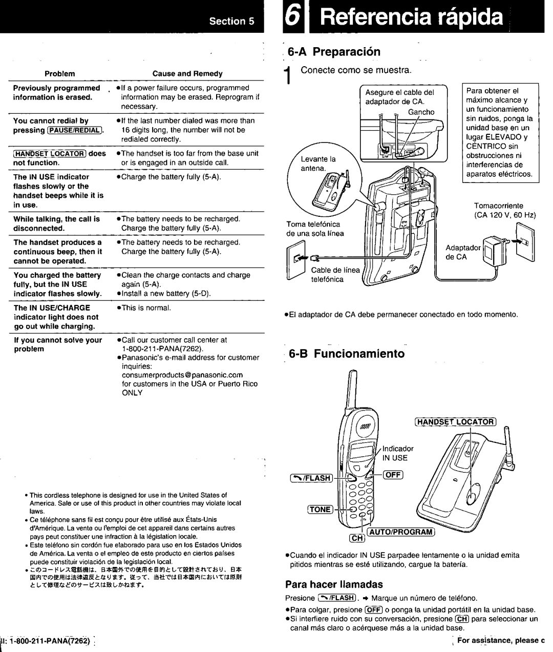 Panasonic KX-TC1461B, KX-TC1460B, KX-TC1460W manual 