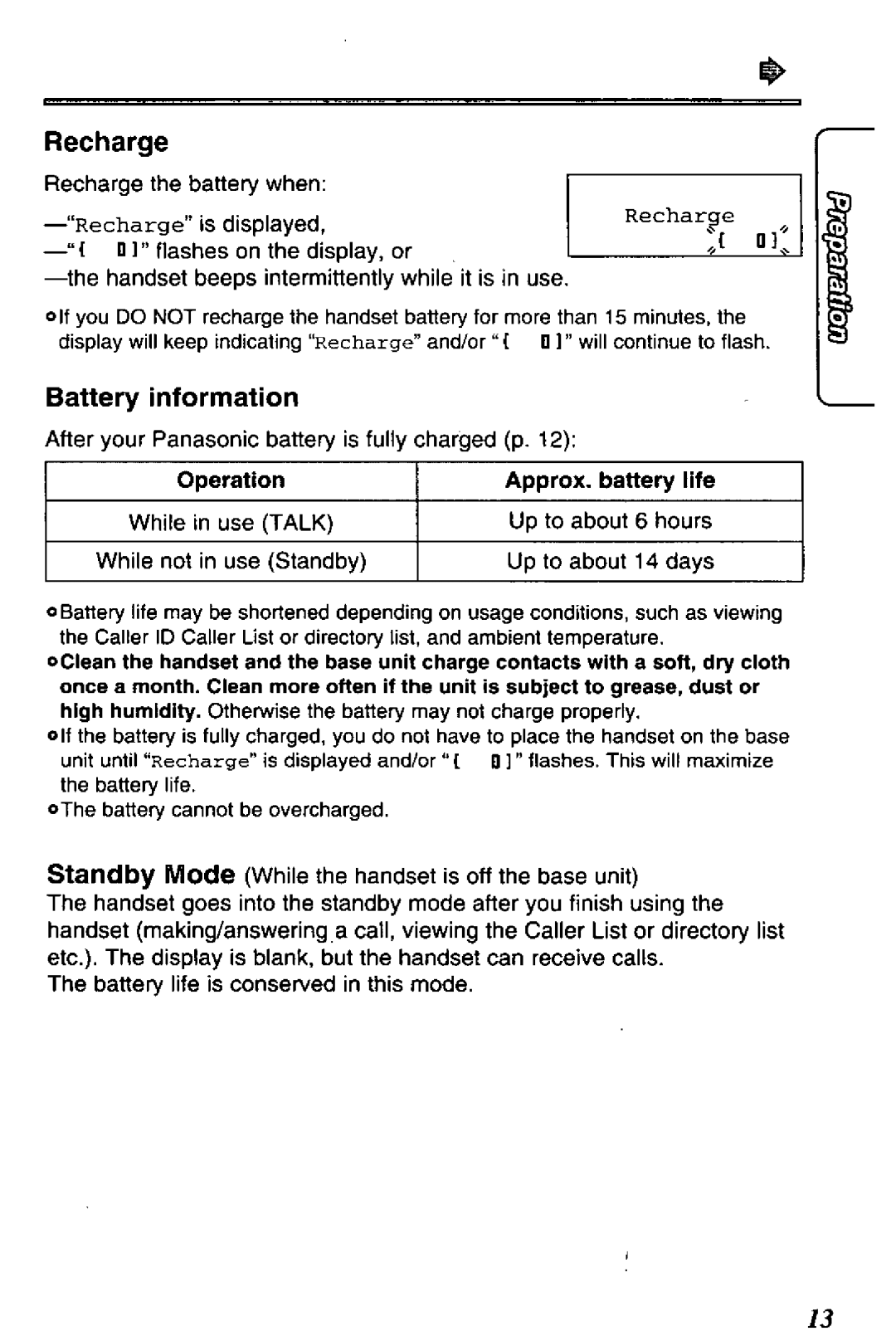 Panasonic KX-TC1703PW, KX-TC1703G, KX-TC1703F, KX-TC1703B manual 