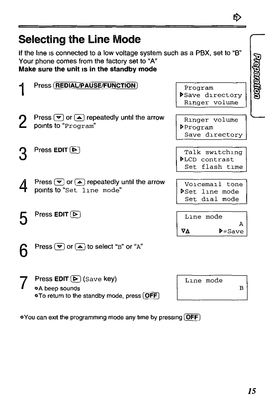 Panasonic KX-TC1703B, KX-TC1703G, KX-TC1703PW, KX-TC1703F manual 