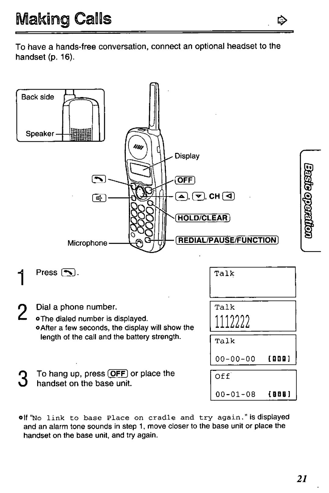 Panasonic KX-TC1703PW, KX-TC1703G, KX-TC1703F, KX-TC1703B manual 