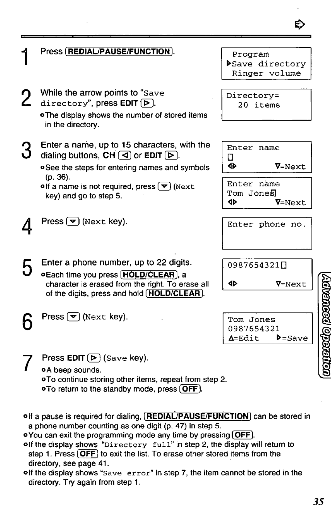 Panasonic KX-TC1703B, KX-TC1703G, KX-TC1703PW, KX-TC1703F manual 