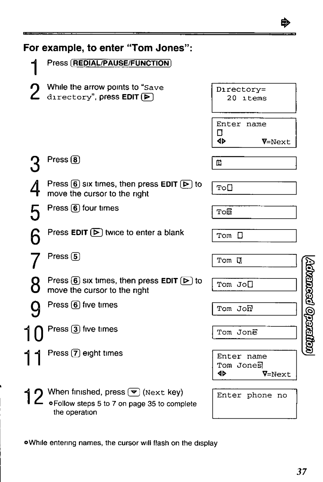 Panasonic KX-TC1703PW, KX-TC1703G, KX-TC1703F, KX-TC1703B manual 