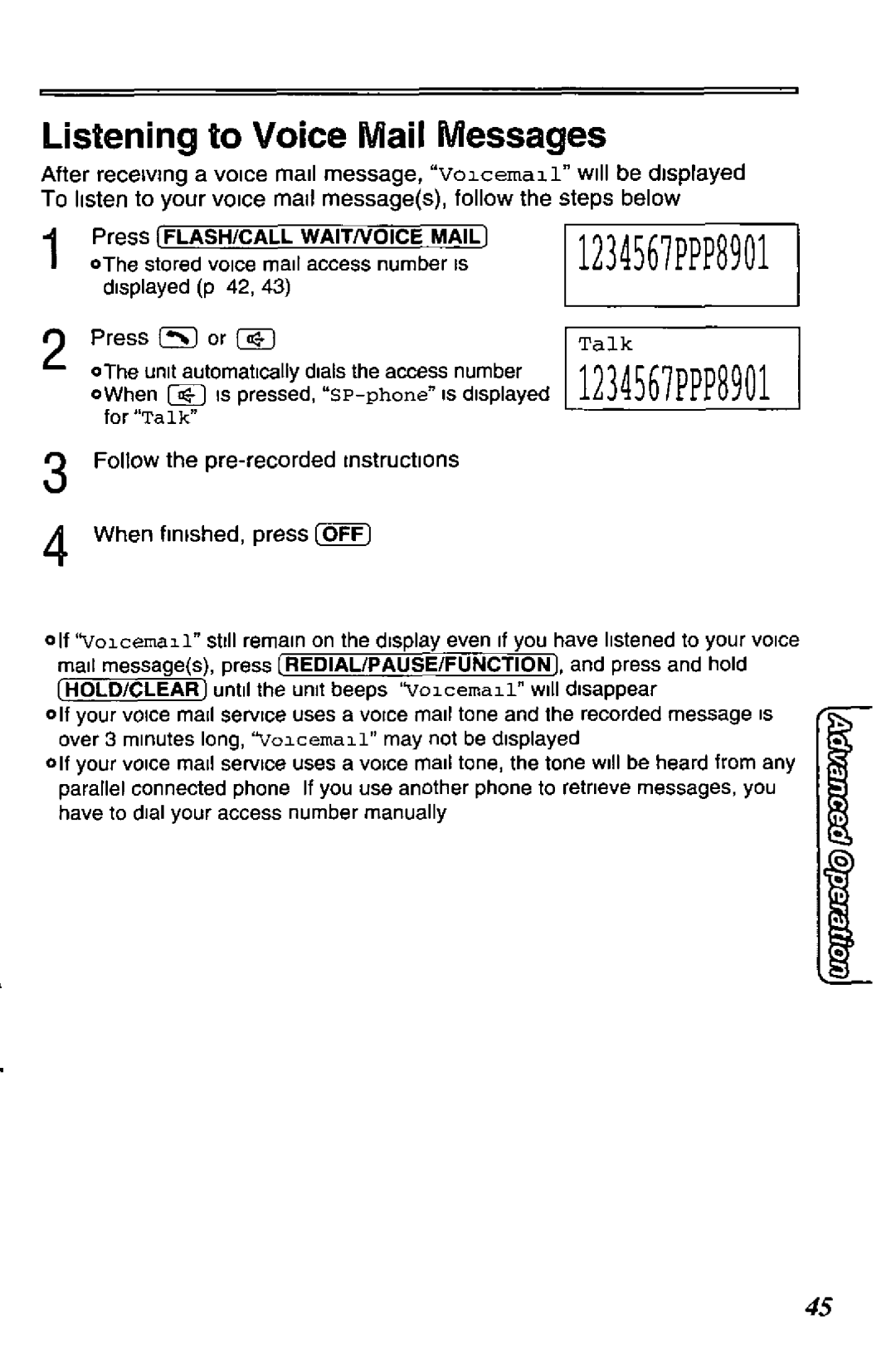 Panasonic KX-TC1703PW, KX-TC1703G, KX-TC1703F, KX-TC1703B manual 