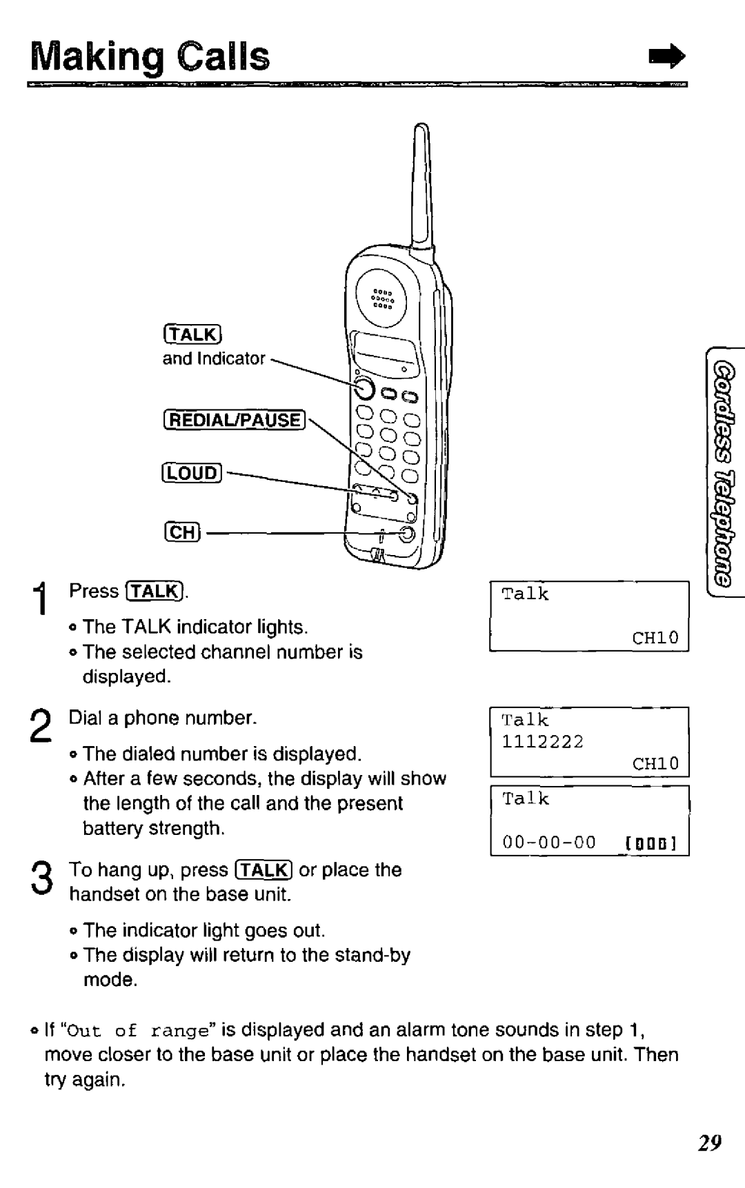 Panasonic KX-TC1731B, KX-TC1731W manual 