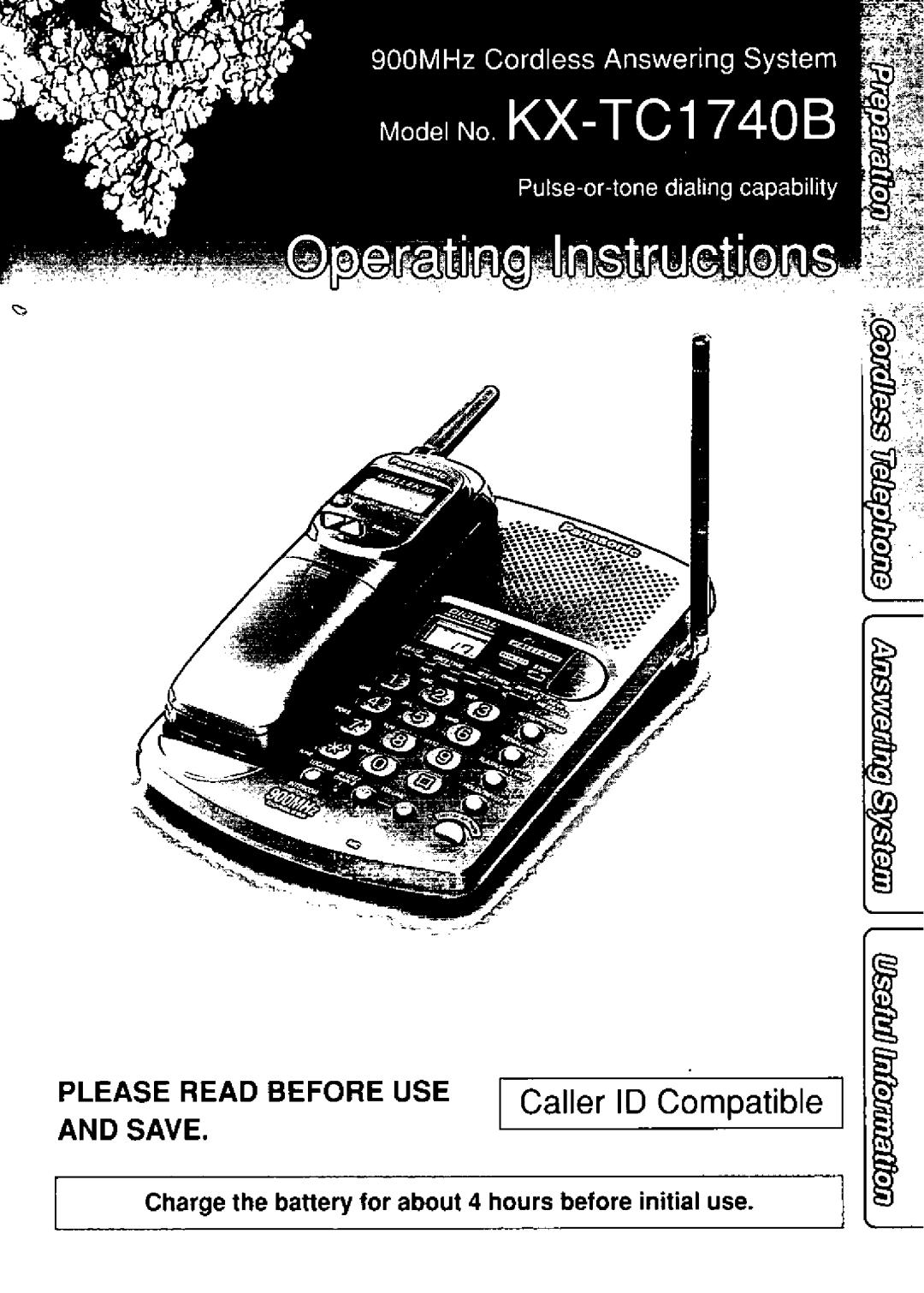 Panasonic KX-TC1740B manual 