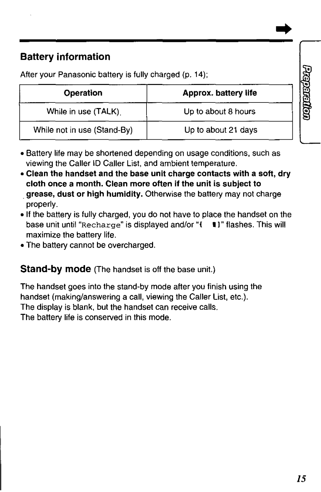 Panasonic KX-TC1740B manual 