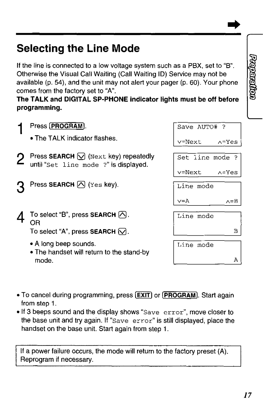 Panasonic KX-TC1740B manual 