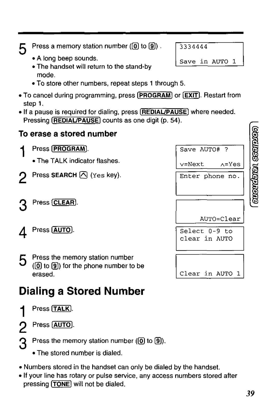 Panasonic KX-TC1740B manual 