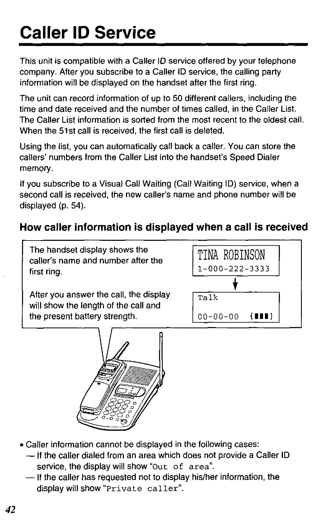 Panasonic KX-TC1740B manual 