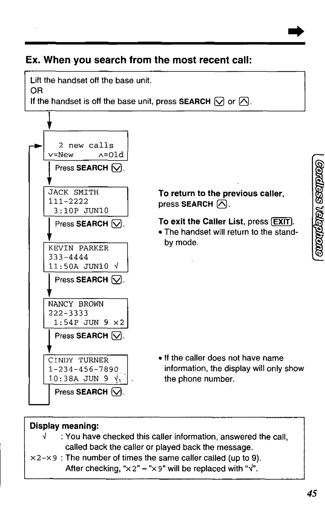 Panasonic KX-TC1740B manual 