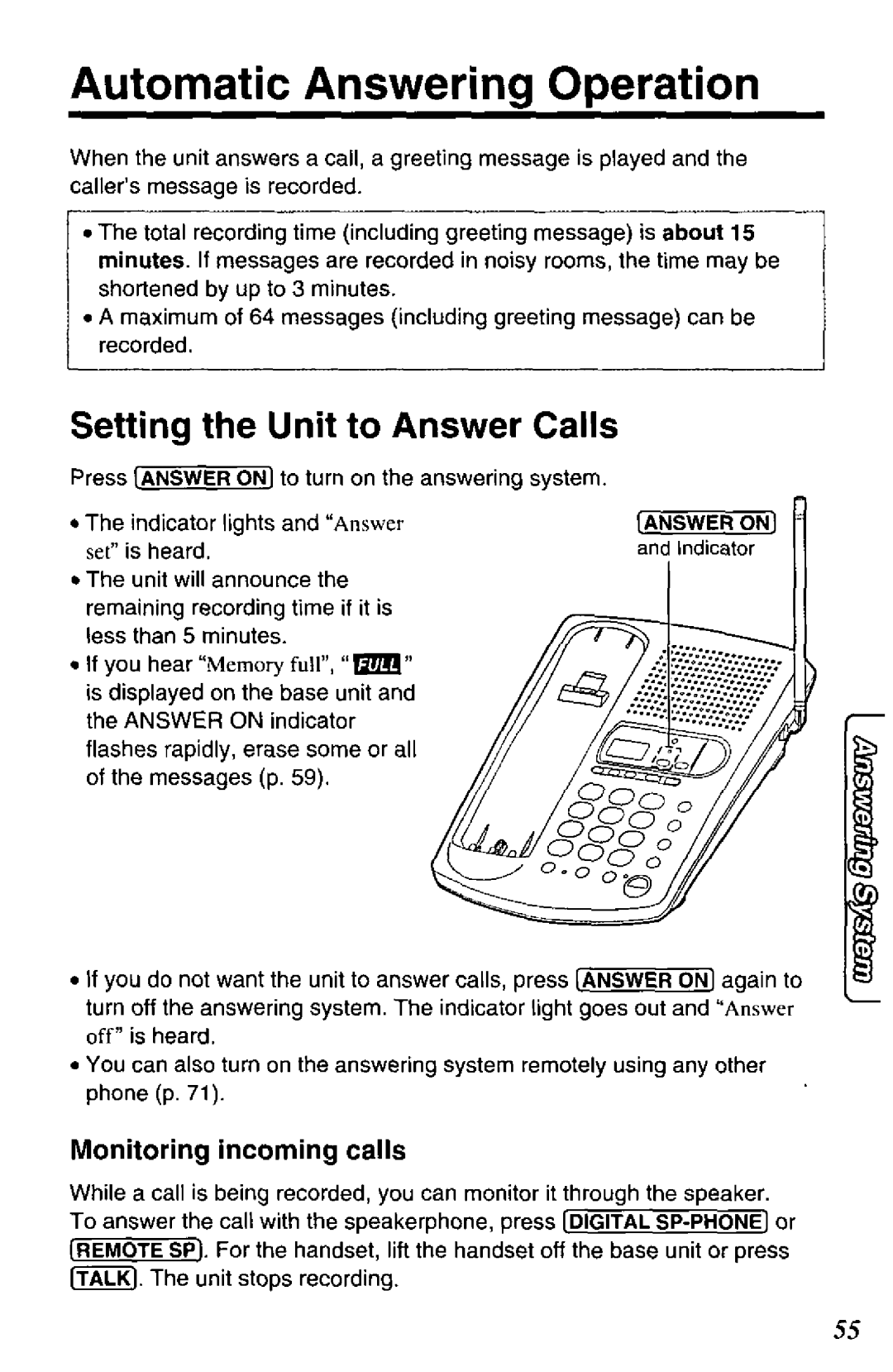 Panasonic KX-TC1740B manual 