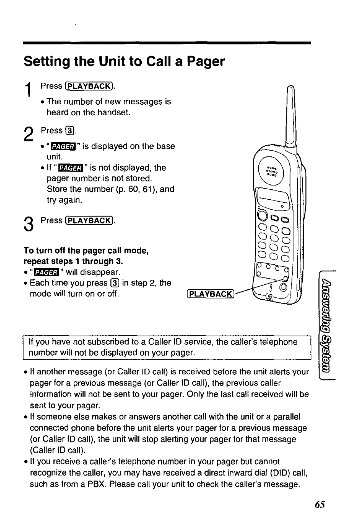 Panasonic KX-TC1740B manual 