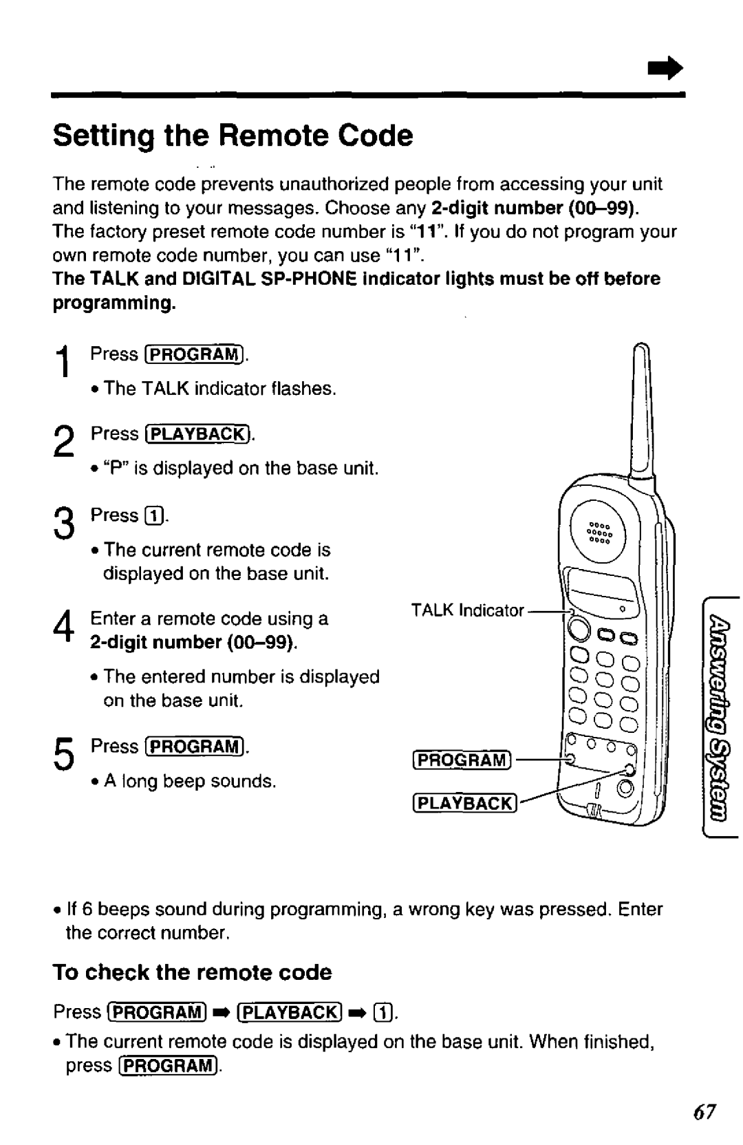 Panasonic KX-TC1740B manual 