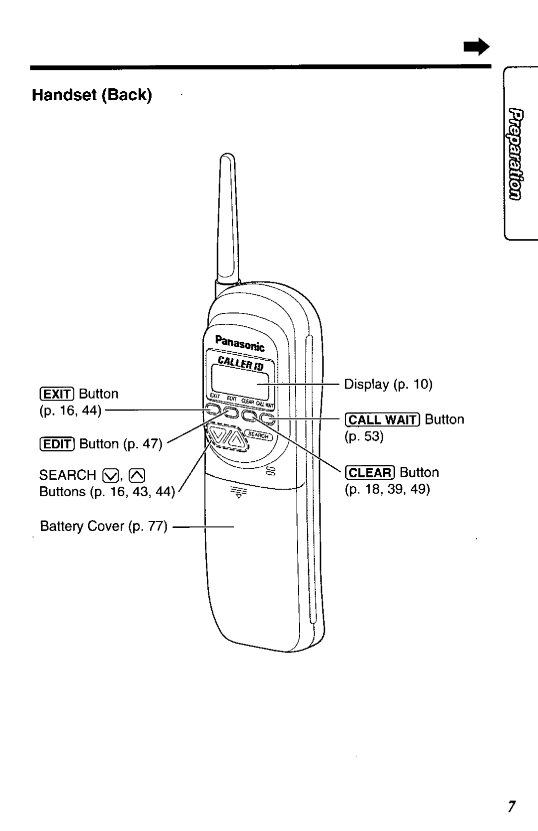 Panasonic KX-TC1740B manual 