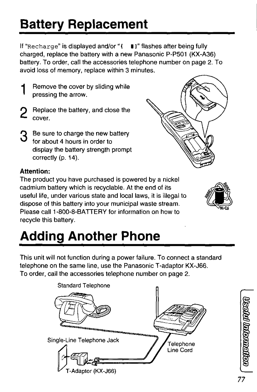 Panasonic KX-TC1740B manual 