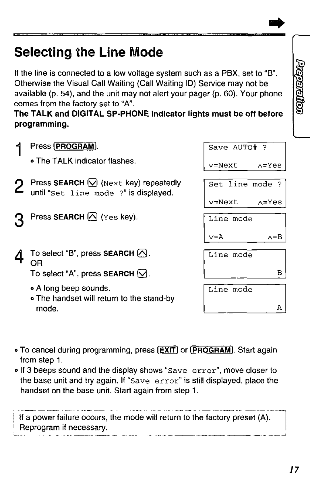 Panasonic KX-TC1741W manual 