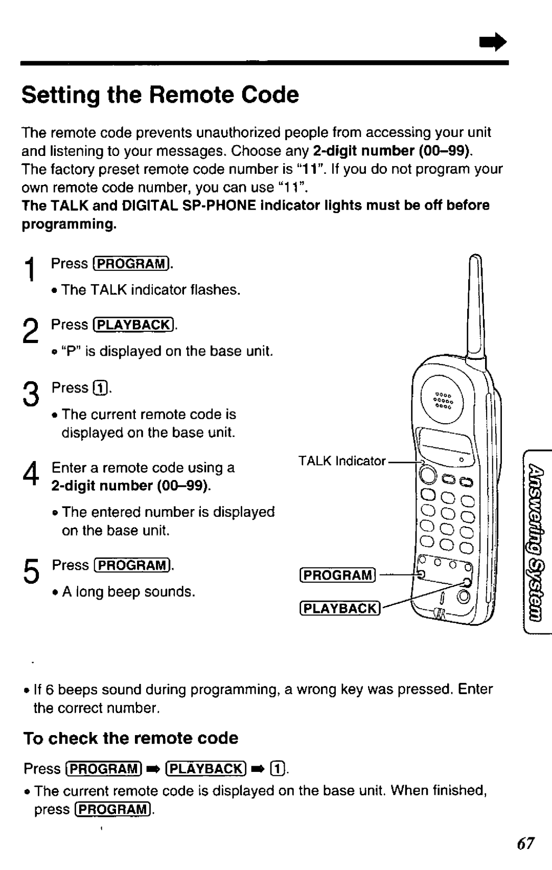 Panasonic KX-TC1741W manual 