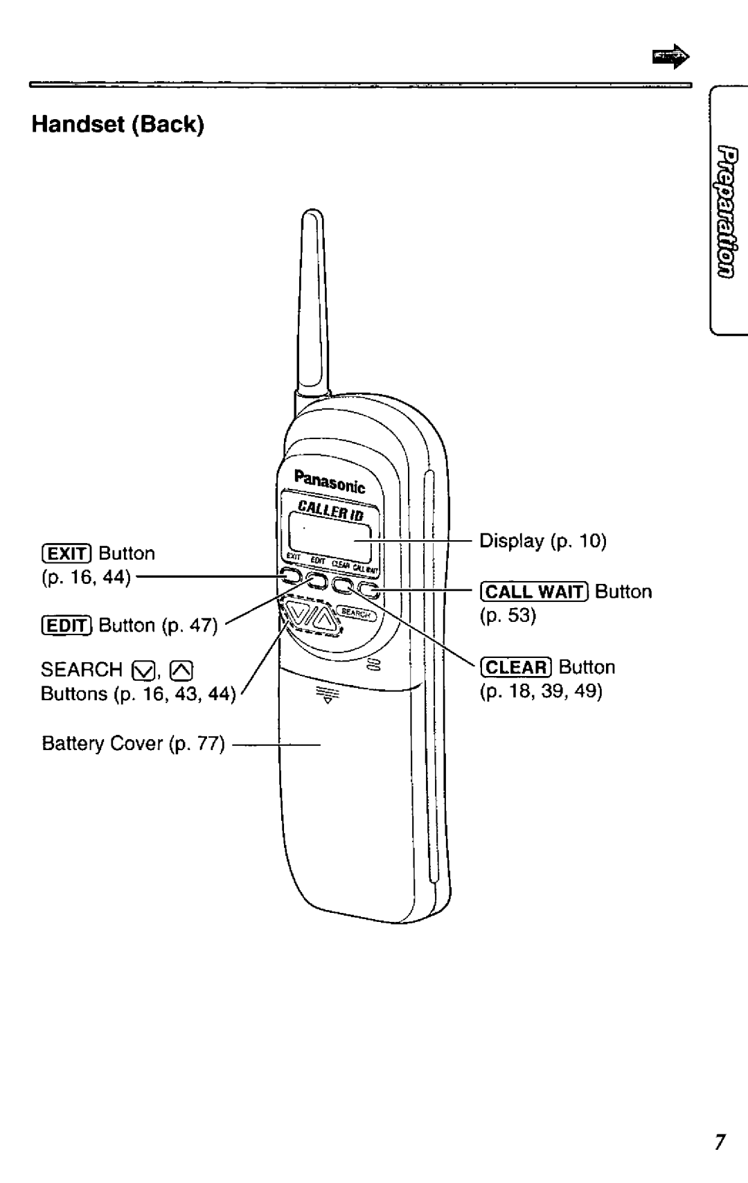 Panasonic KX-TC1741W manual 