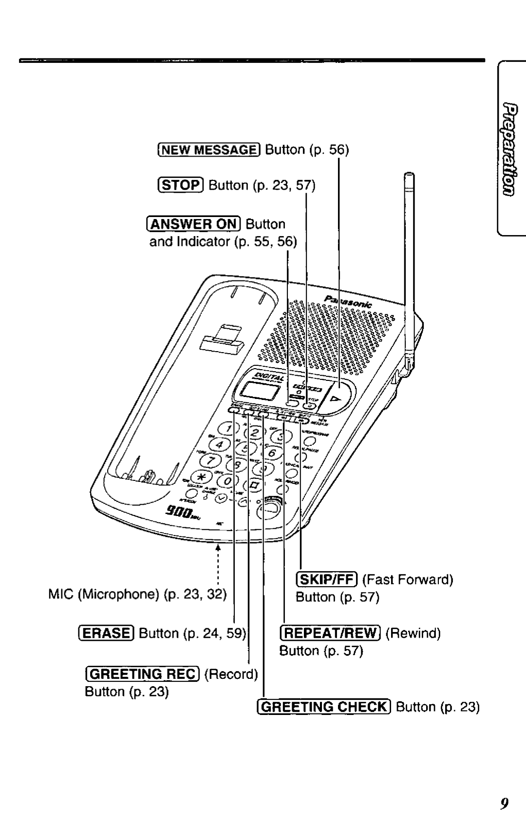 Panasonic KX-TC1741W manual 