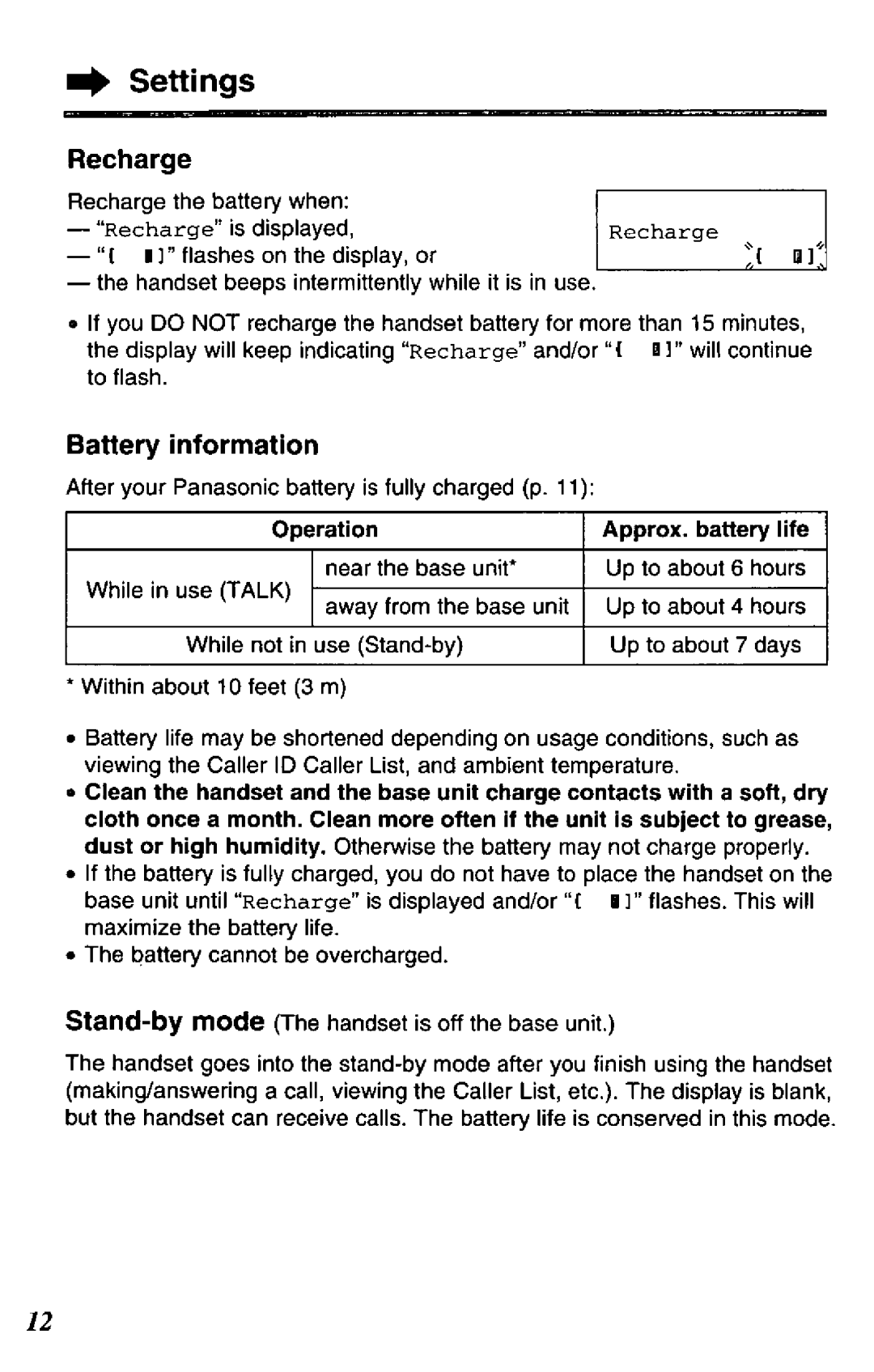 Panasonic KX-TC1850B manual 