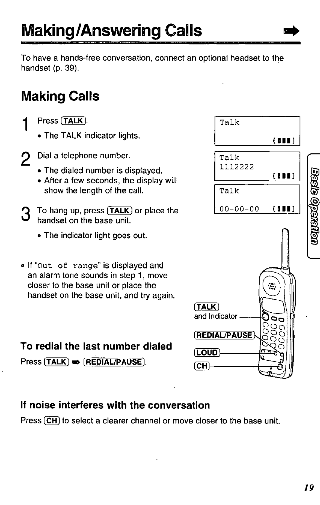 Panasonic KX-TC1850B manual 