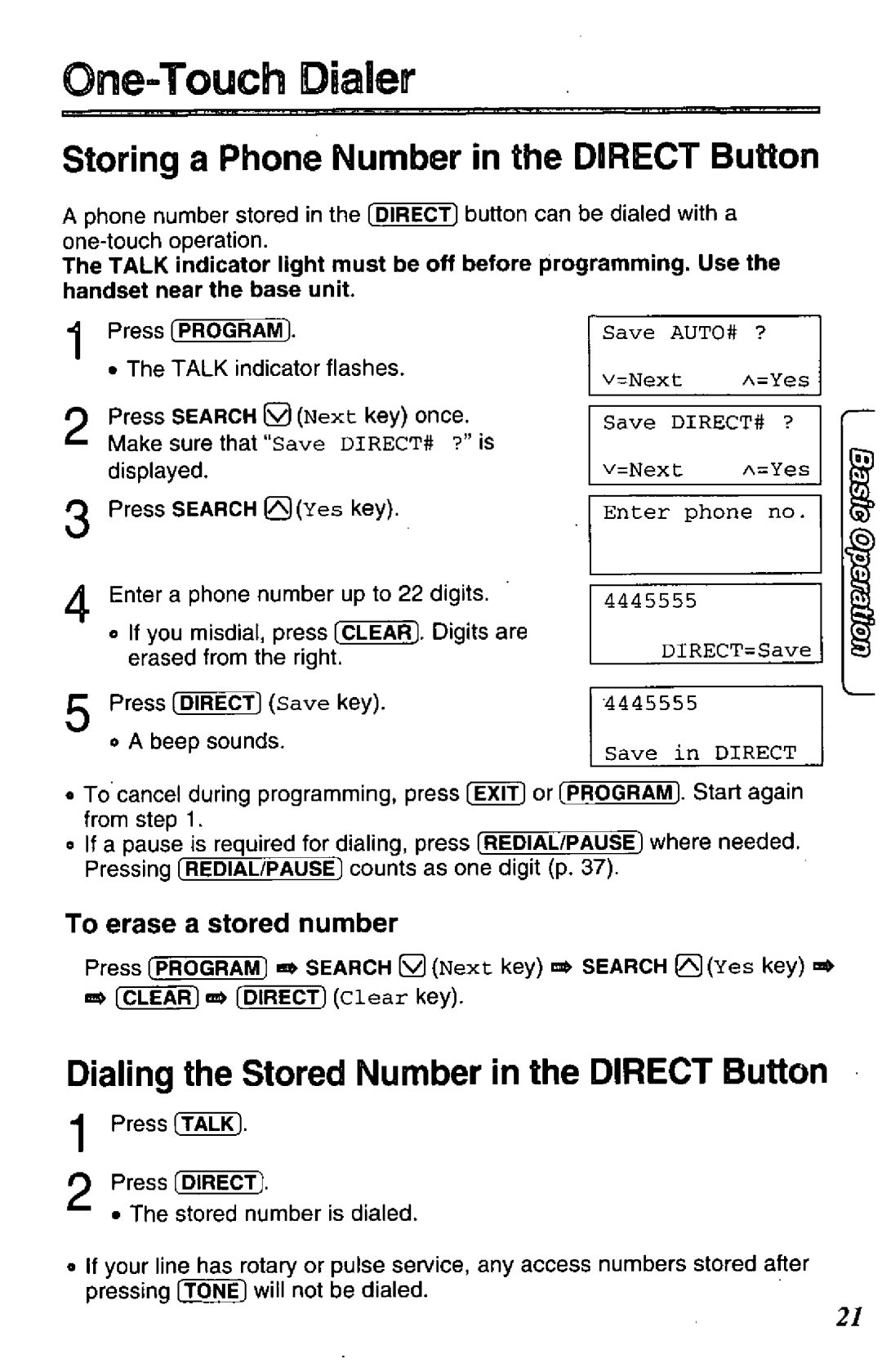 Panasonic KX-TC1850B manual 