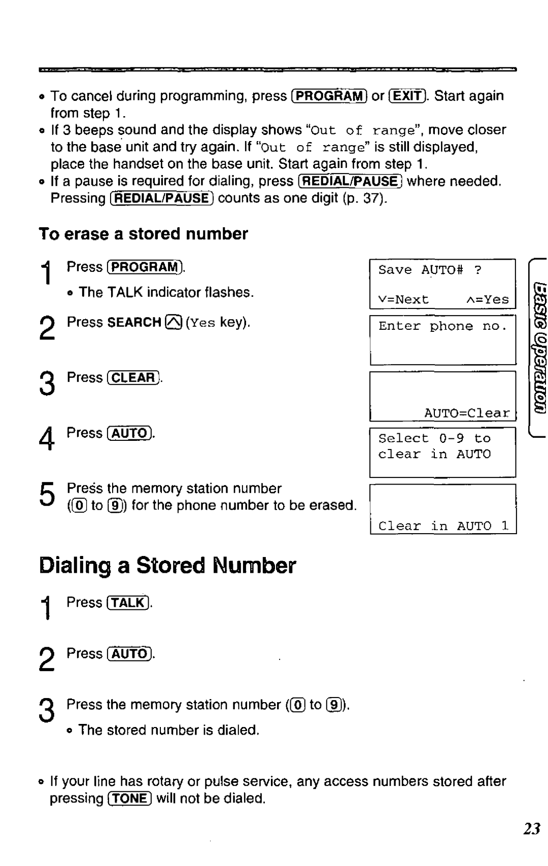 Panasonic KX-TC1850B manual 