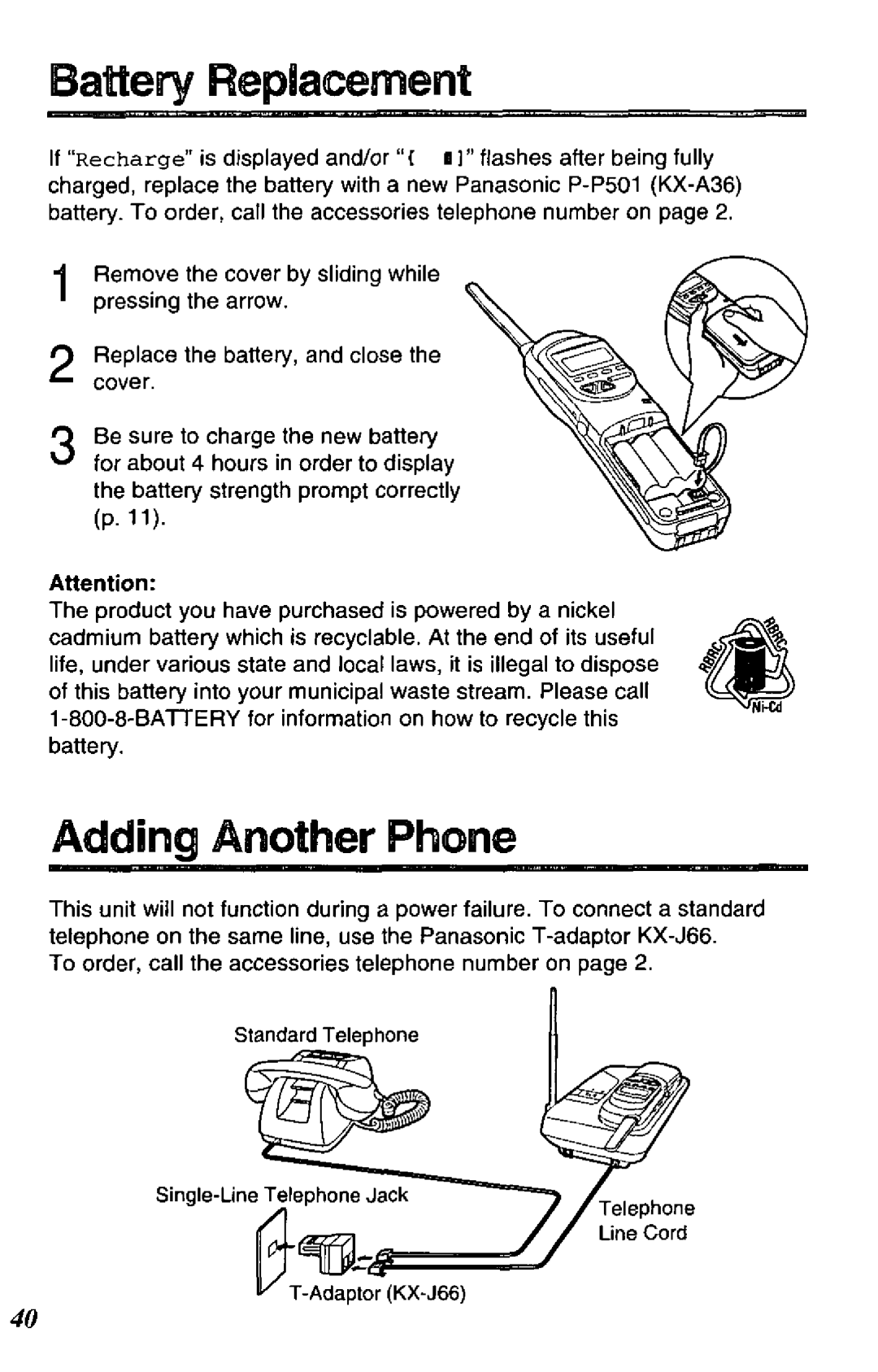 Panasonic KX-TC1850B manual 