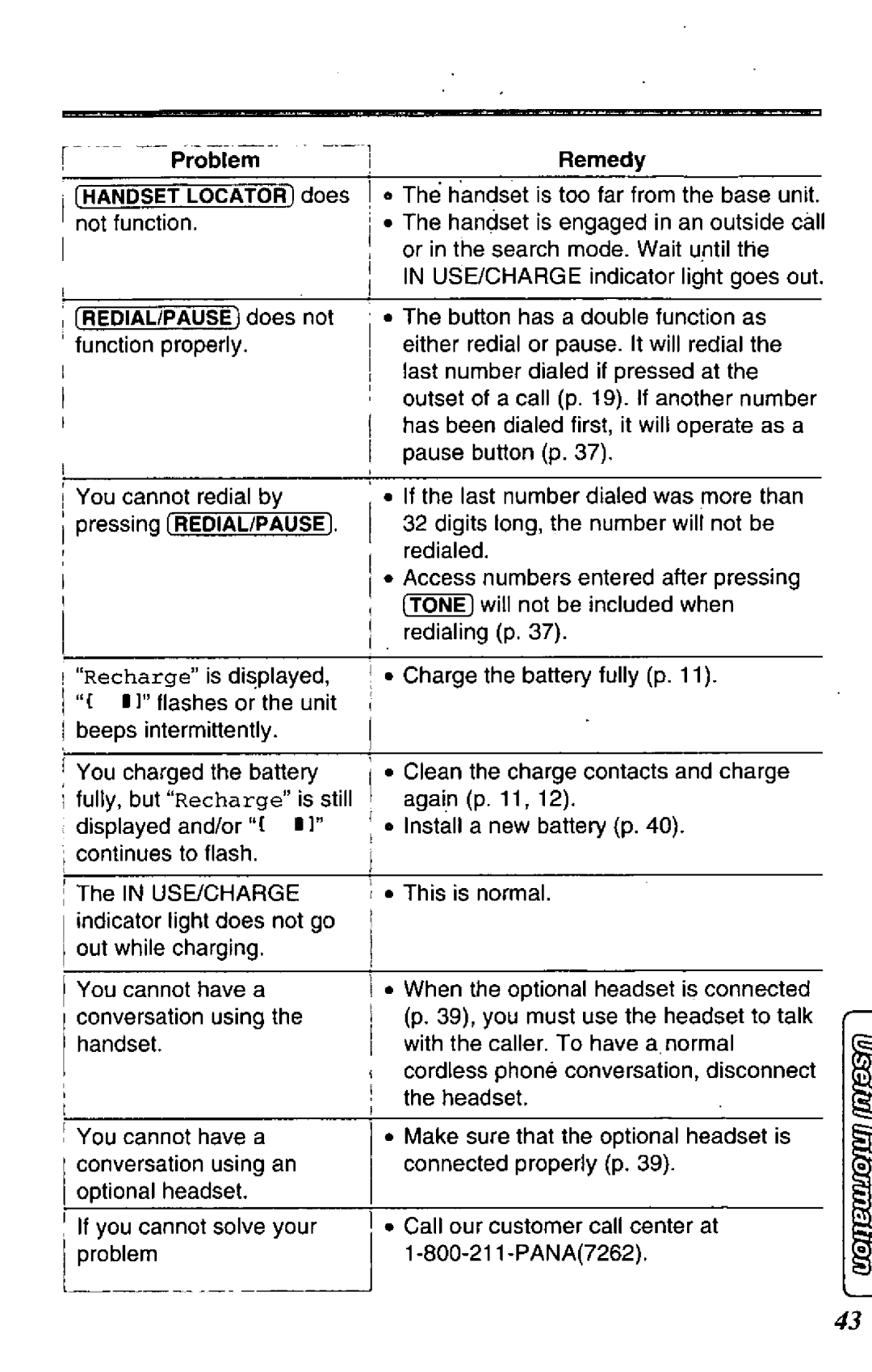 Panasonic KX-TC1850B manual 