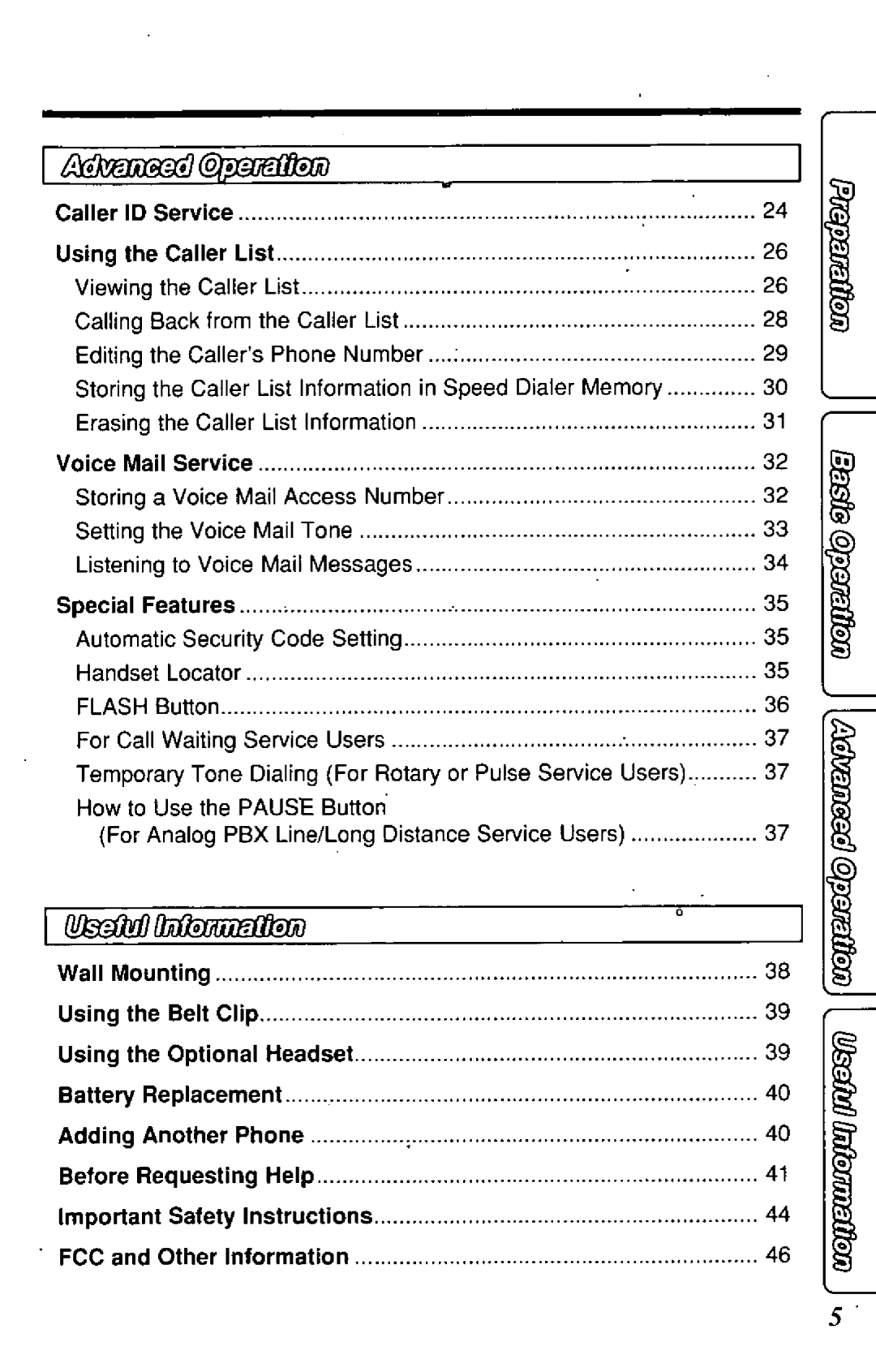 Panasonic KX-TC1850B manual 