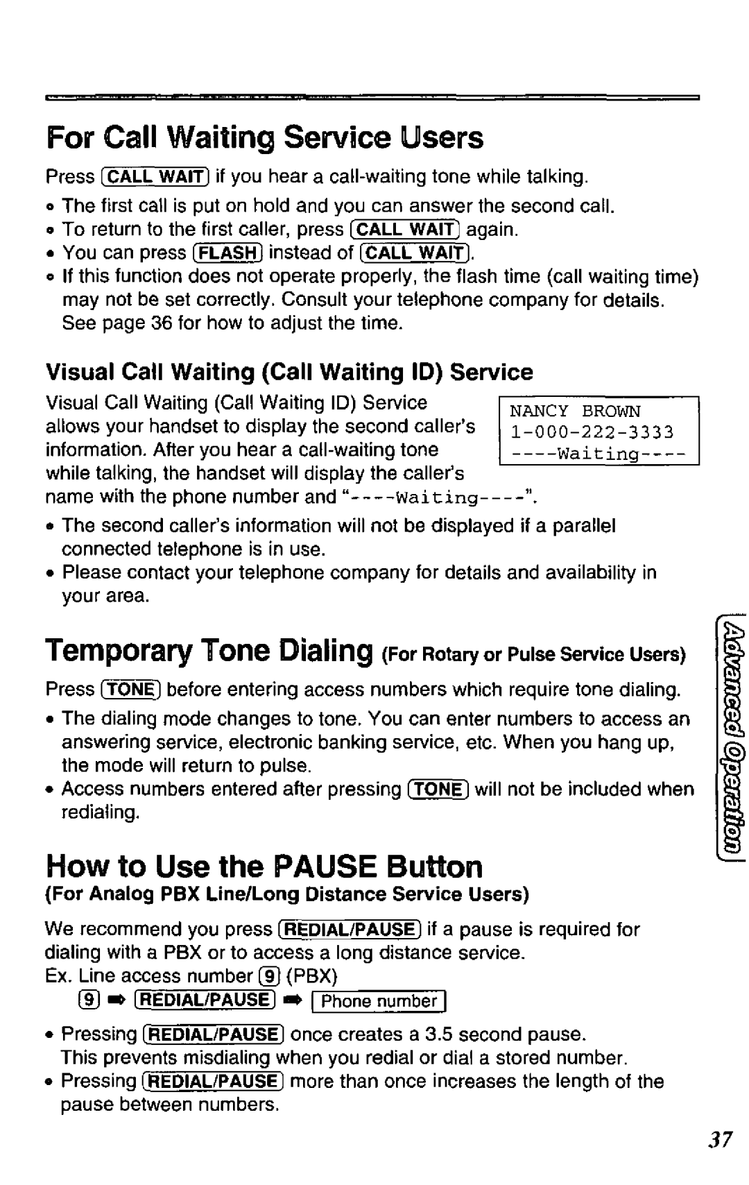 Panasonic KX-TC1850B manual 