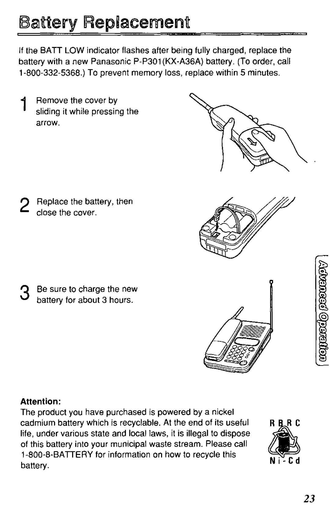 Panasonic KX-TC187-B manual 