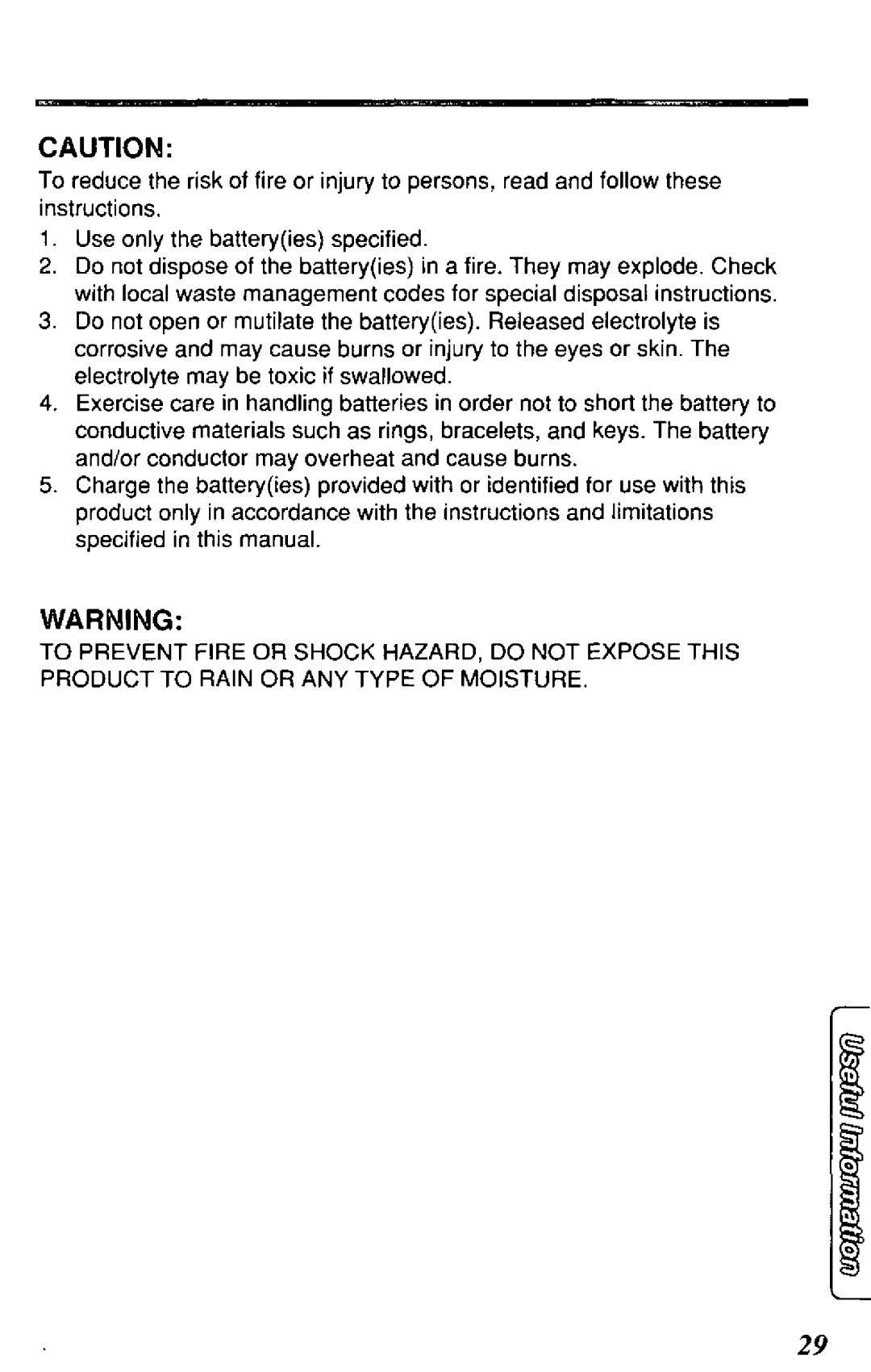 Panasonic KX-TC187-B manual 