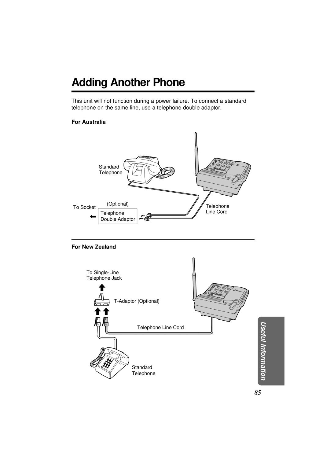 Panasonic KX-TC1871NZB, KX-TC1871ALB operating instructions Adding Another Phone 