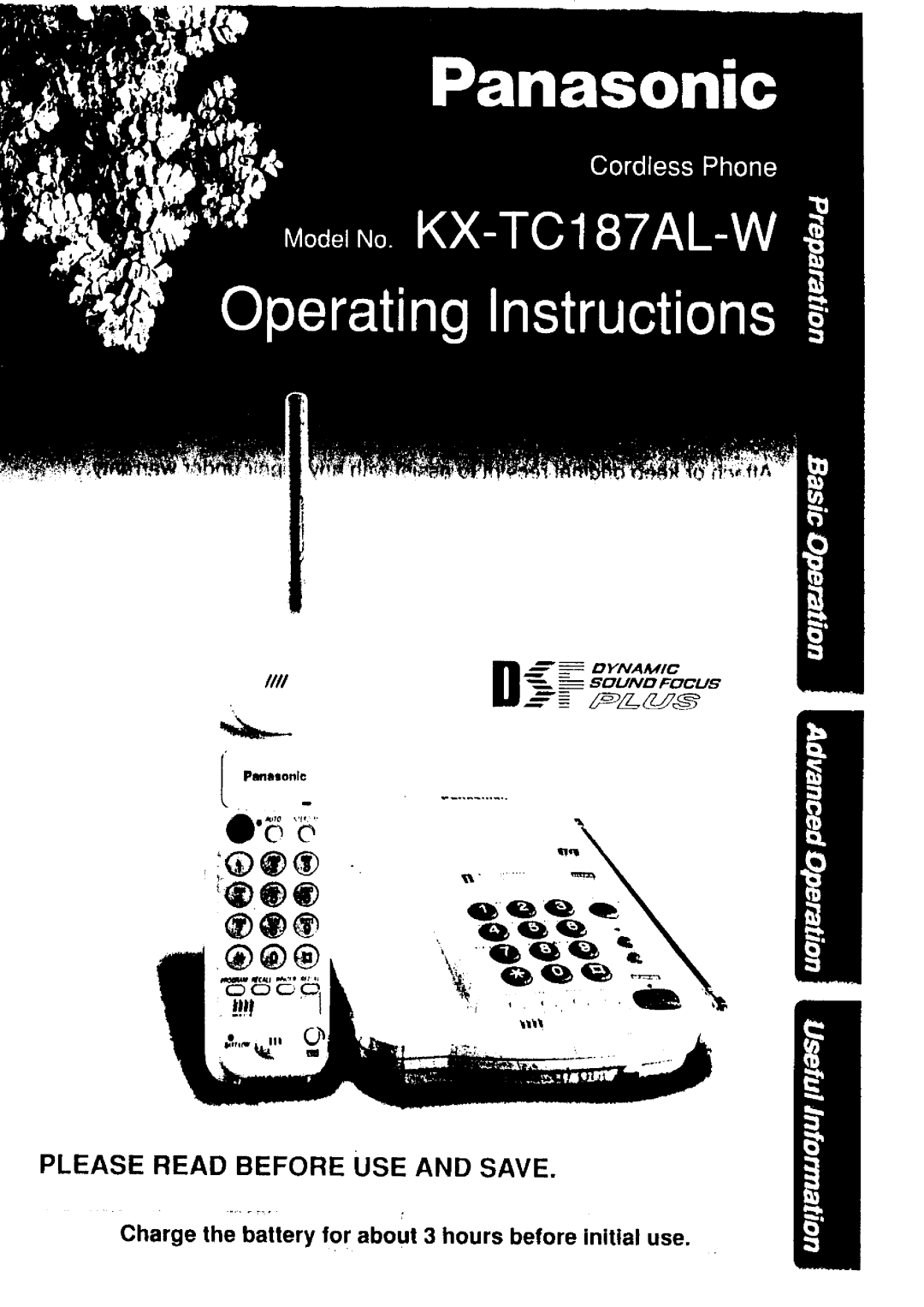 Panasonic KX-TC187al-w manual 