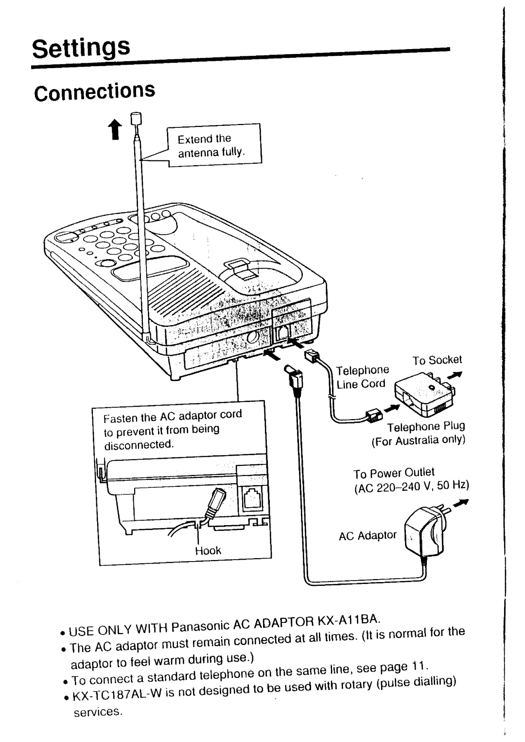 Panasonic KX-TC187al-w manual 