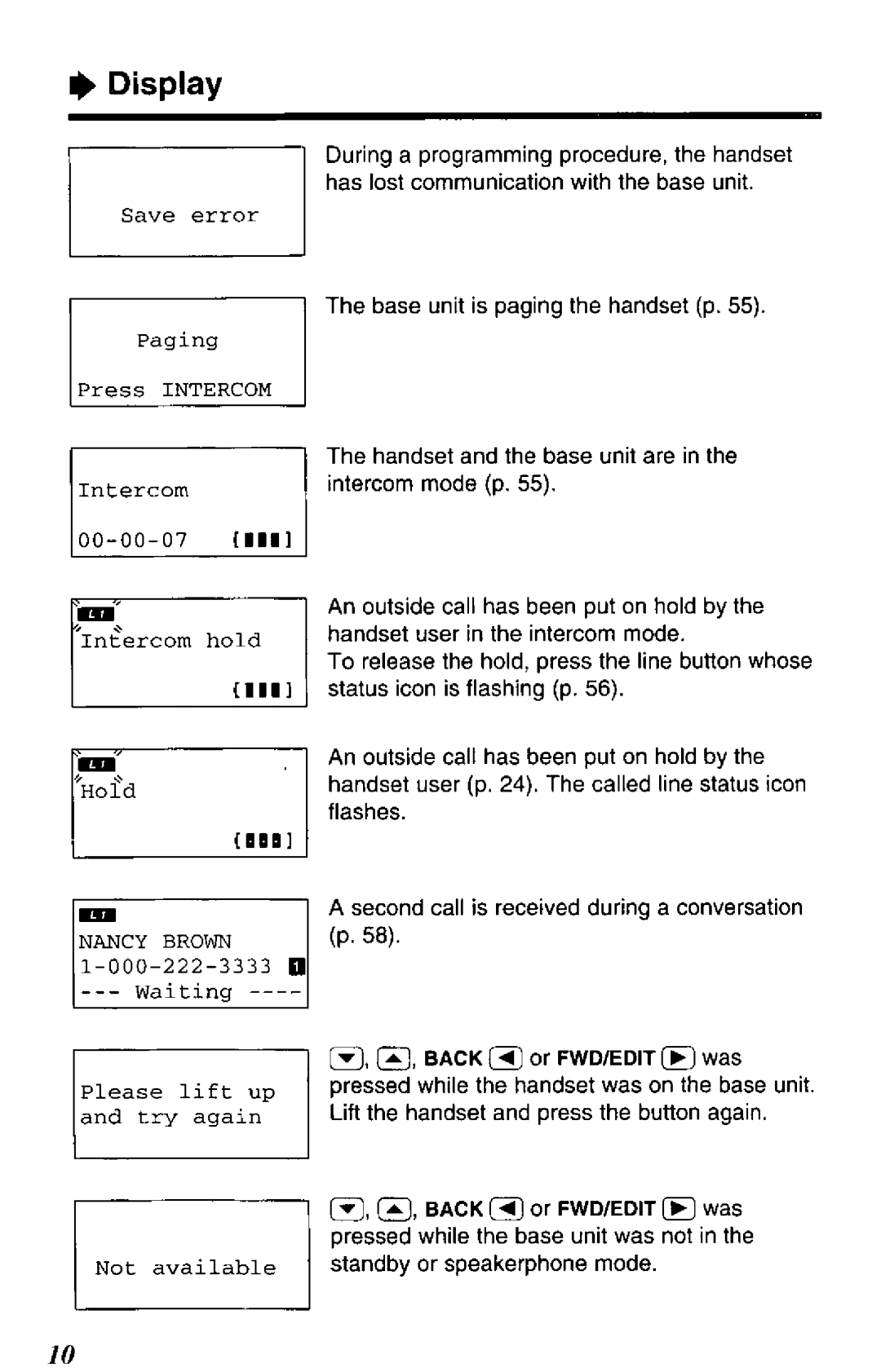 Panasonic KX-TC1881B manual 