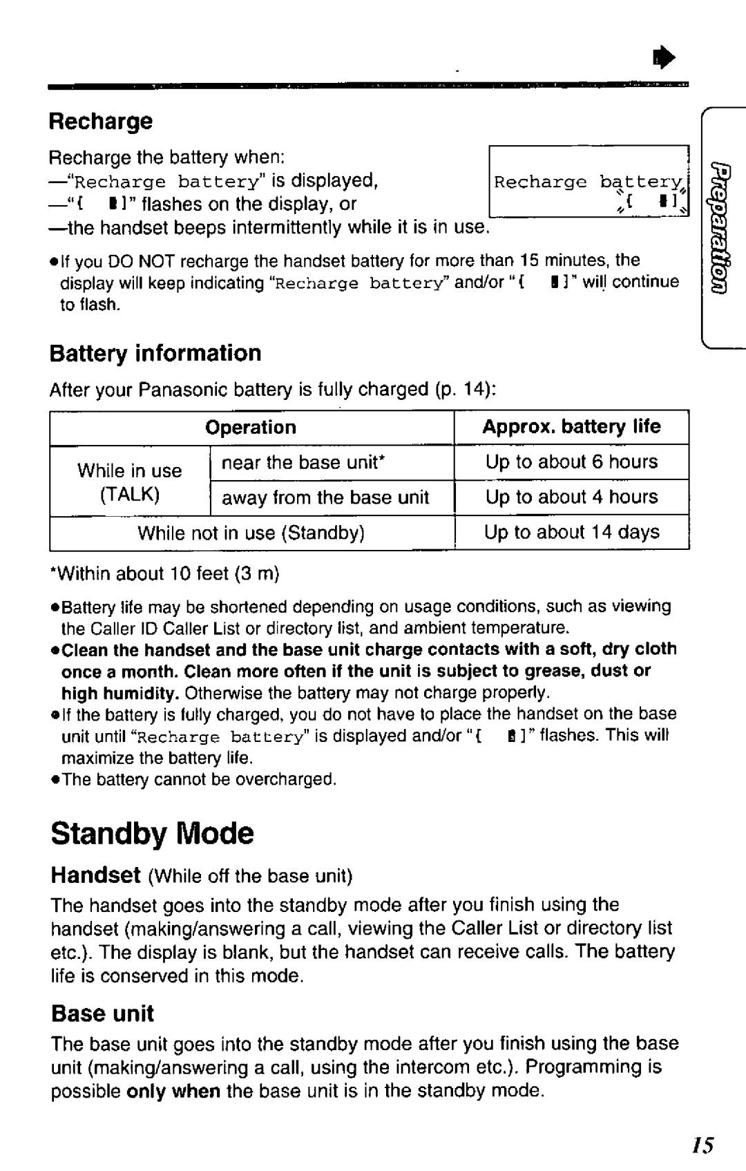 Panasonic KX-TC1881B manual 